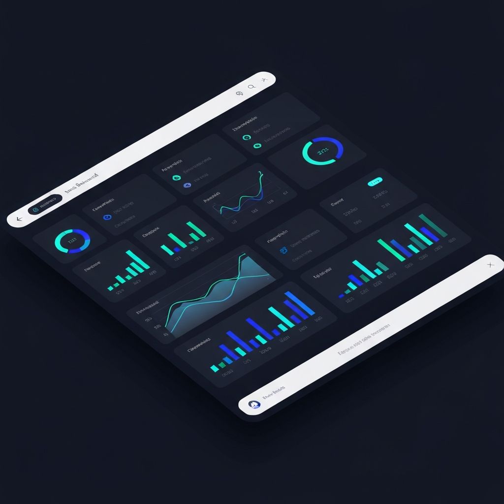 Aureon Systems dashboard interface showing business analytics and management tools